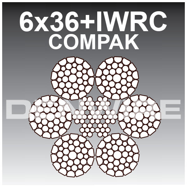 6x36IWRC COMPAK